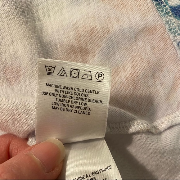 Anthropologie Meadow Rue Linen Blend Floral T-Shirt - Picture 11 of 13